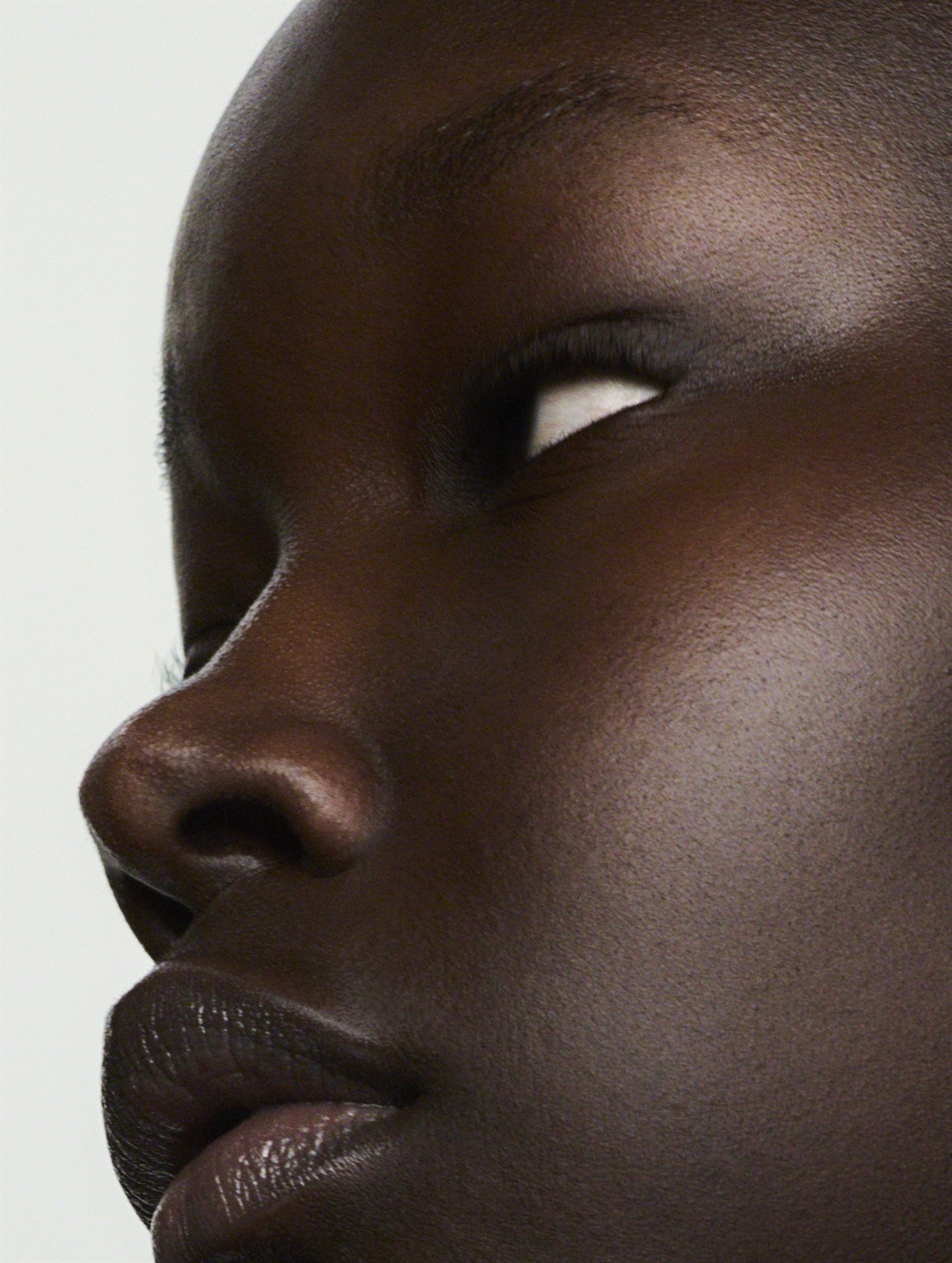 Women close up, skin